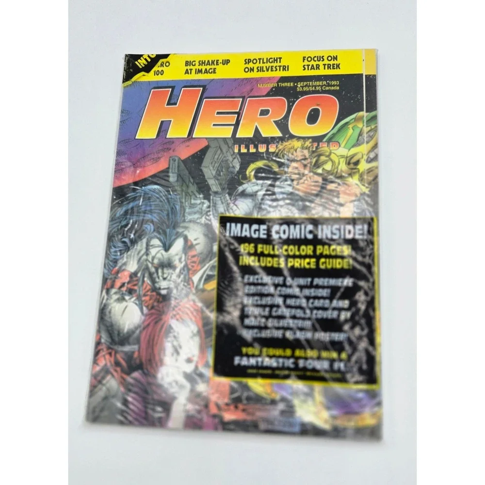 Hero Illustrated Comic‎ Book Lot Image Batman Shadowhawk III Special Edition